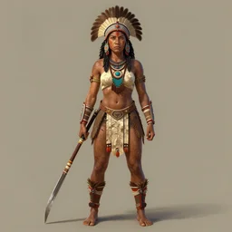 amazonian female warrior, symmetrical portrait, full body by wlop, stanley artgerm 8 k