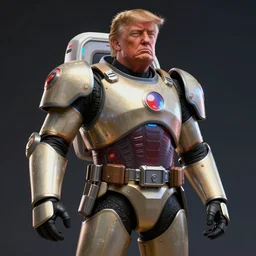 donald trump is a space marine, disney style, hyper detailed, digital art, trending in artstation, cinematic lighting, studio quality, smooth render, unreal engine 5 rendered, octane rendered