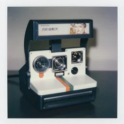 autochrome of a 8 0 s polaroid flash photograph of a man made of modular synthesizers