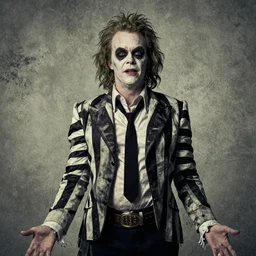 Michael Keaton Beetlejuice by Dave McKean