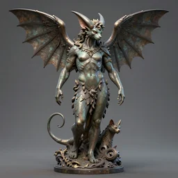 chimera by michelangelo, masterpiece 4 k digital, highly detailed, trending on artstation, award winning