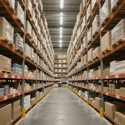 a romanticism painting of a huge infinite warehouse with huge shelves in which stacks of paper are stored, romanticism, oil painting, high detailed, sharp, high contrast