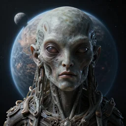 space, gods, aliens, planet, bizzare, si - fi, ghost, weapons, cosmic, india, masterpiece. rendered in blender, ultra realistic, smooth shading, ultra detailed, high resolution, cinematic, unreal 6, perfect face, cyberpunk, fine details, studio lighting, subtle shadows, art by katsuya terada, photorealism, hyper realism, octane render, hyper detailed, canon eos r 3, f / 1. 4, iso 2 0 0, 1 / 1 6 0 s, medium shot, 8 k, raw, unedited, in - frame,, - h 5 7 6