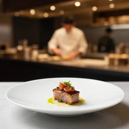 food photography, michelin star food, best chef, view high bokeh, cinematic studio lighting
