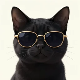 centered!! head portrait of a black cat wearing sunglasses, artstation, detailed cartoon, elegant, digital painting, concept art, smooth, sharp focus, illustration, ghibli, makoto shinkai, don bluth, fujita goro, jean giraud, akihiko yoshida, tom whalen 8 k