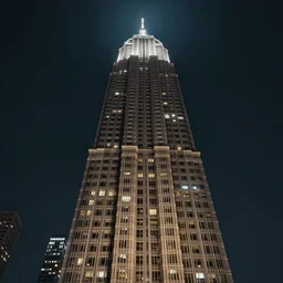 the highest skyscraper in the world, cinematic shot, dramatic volumetric lighting, epic composition, 4K Ultra HD