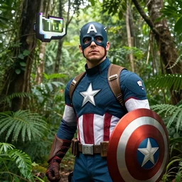 Twitch IRL streamer named Captain America travelling through jungles of Amazon