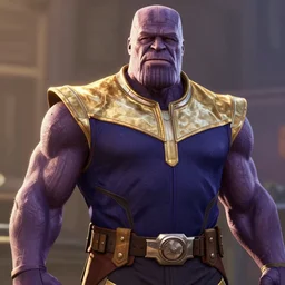 Thanos as a GTA IV character, gameplay screenshot