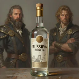 portrait of delicious bottle of russian vodka, fantasy, intricate, elegant, highly detailed, digital painting, artstation, concept art, matte, sharp focus, illustration, art by aenaluck and roberto ferri and greg rutkowski, epic fantasy, digital painting