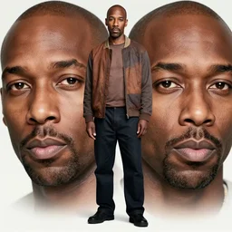 a full body / a film still portrait of dave chappelle, finely detailed features, closeup at the faces, perfect art, gapmoe yandere grimdark, trending on pixiv fanbox, painted by makoto shinkai takashi takeuchi studio ghibli, akihiko yoshida