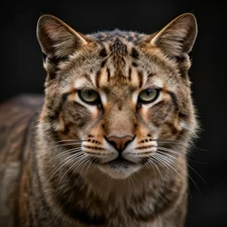 distorted biometric parametric big cat in a void, highly realistic, photography ultrafine detail, chiaroscuro, private press, associated press photo, angelic photograph, masterpiece