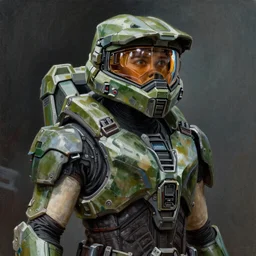 ultra realistic painting of elle fanning in halo 2, art by frank frazetta, 4 k, ultra realistic, highly detailed, epic lighting