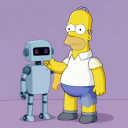homer simpson robot