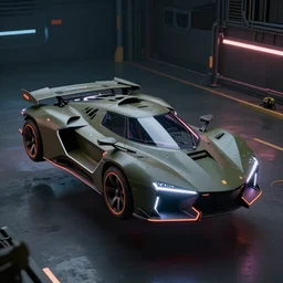 the worlds most futuristic flying supercar, military, neon lights, tamron 3 5 mm f / 2. 8