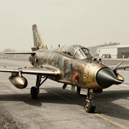 old photo of a steampunk f 1 4 jet