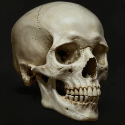 hyper detailed ultra sharp photorealistic portrait of skull, somber gothic aesthetic, masterpiece, elite, illustration, art by melissa houpert, felix englund, greg rutkowski, organic matte painting, bleak color palette, hard edges, smooth, artstation trending 8 k