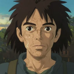 procedural human in the durmitor, long shot by studio ghibli and rob gonsalves, inspired by peter gric, epic, huge scale, beautiful fine face features, intricate high details, sharp, ultradetailed