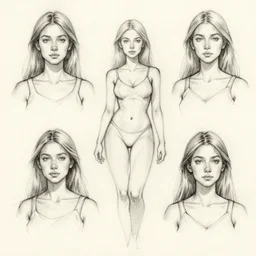 sketches of a woman - 9