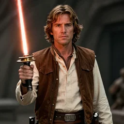 Steve Brule as Han Solo, still, high quality