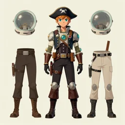 page layout ( ( ( ( ( 2 0 5 0 s retro future 1 0 year boy old super scientest in space pirate mechanics costume full portrait. muted colors. ) ) ) ) ) by jean - baptiste monge!!!!!!!!!!!!!!!!!!!!!!!!!!!!!!