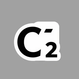logo c 0 2, negative, vector, icon, simple, mark