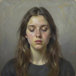 The meaning of life, oil painting