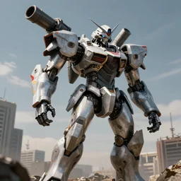 rengoku tower of purgatory, adam, combat android, military prototype, shoulder cannon