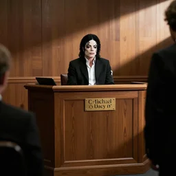 michael jackson takes the stand in his trial