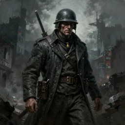 detailed realistic High Resolution HD 8k, painting in the style of urban liminal dark fantasy edgy grimdark WW1 propaganda, trending on artstation deviantart Pinterest furaffinity, trending on artstation, artstationHD, artstationHQ, 4k, 8k