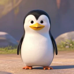 disney pixar film still adorable penguin, 8 k