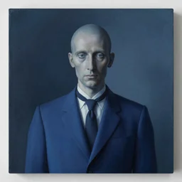 Something blue by Rene Magritte