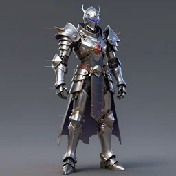a glitch art full body character portrait of cyborg knight / wizard trending on artstation deviantart pinterest detailed realistic hd 8 k high resolution
