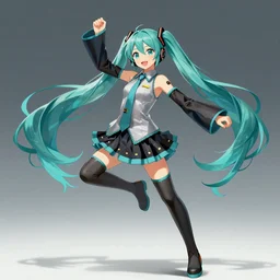 dancing miku Trending on Artstation