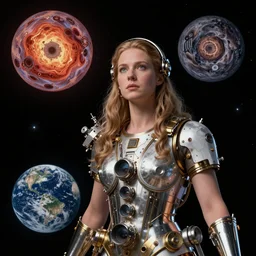 the goddess of hubble space telescope images by senior concept artist susannah martin, trending on artstation