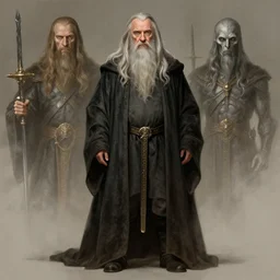 anthony hopkins as gendalf in the lord of the rings movie, full height, digital illustration, matte painting, highly detailed, hyperrealistic, 8 k, trending on artstation, v - ray, by rutkowski and giger and beksinski