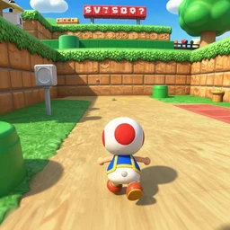 first - person gopro footage of toad running through a real world version of a level in super mario bros 2