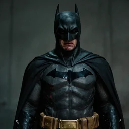 Film still of zombified Batman, from The Walking Dead (2010 TV Show)