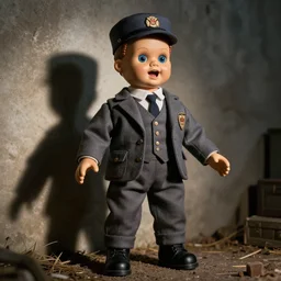 screaming chuck doll as general patton