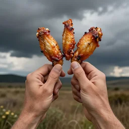 roger has bbq chicken wings instead of thumbs on his hands, medical condition, case of chicken wings replacing fingers