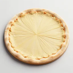 pizza made of palm leaves