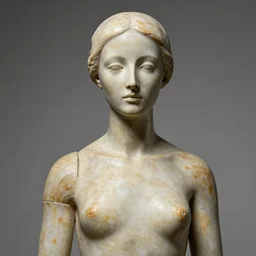 a portrait of a female android by constantin brancusi