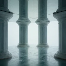 mirror world, symmetrical, 8k, hyper realistic, beautiful,