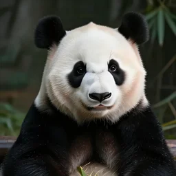 photo of a Panda-human