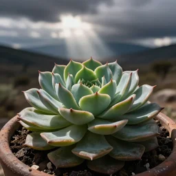 crossview image, succulent