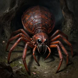 epic hyperdetailed portrait with of a haunting 🐙🕷 lurking in the shadows, highly detailed portrait, rococo, digital painting, artstation, concept art, smooth, sharp foccus ilustration, artstation hq. intricate, elegant, art by wlop and james jean and greg rutkowski and alphonse mucha and android jones and ernst haeckel and boris vallejo and luci