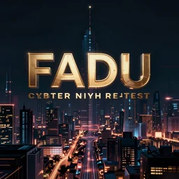 FADU UBA in a cyberpunk style