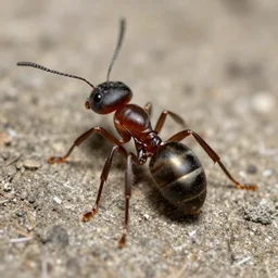 macro photo of a mutant ant, realistic photo, 8k, well detailed