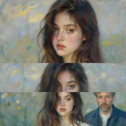 lee jin - eun by jeremy lipkin, john berkey, claude monet, dino valls, rule of thirds, seductive look, beautiful