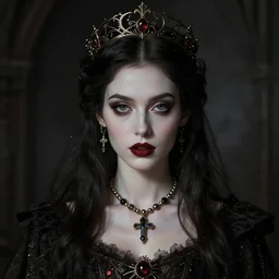 ( ( gothic # ) ) princess portrait *. *. by artgerm * *, highly detailded