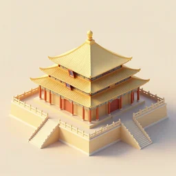 a low poly isometric render of the forbidden city in the style of monument valley, with kerala motifs, intricate, elegant, smooth shading, soft lighting, illustration, simple, solid shapes, concept art, by magali villeneuve, jeremy lipkin and michael garmash, rob rey and kentaro miura style, octane render